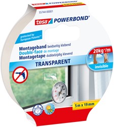Powerbond Tesa 55744 montagetape transp 19mmx5m