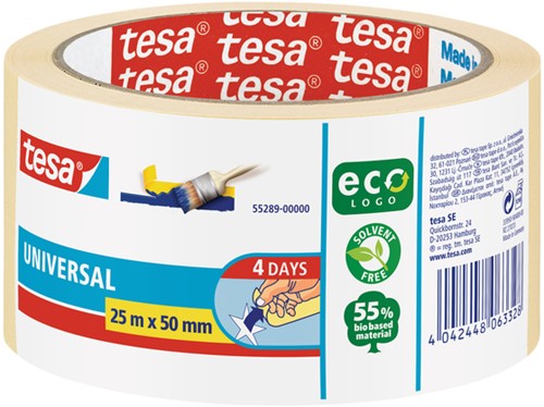 Afplaktape tesa®  Economy 50mmx25m beige