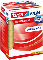 Plakband tesafilm® 66mx19mm Transparant 8 rollen