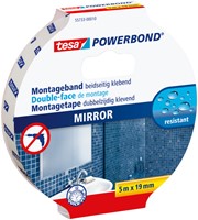 Montagetape tesa® Powerbond Spiegel dubbelzijdig 5mx19mm