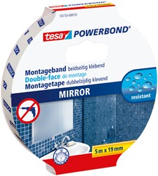 Powerbond Tesa 55733 voor spiegels 19mmx5m