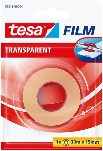 Plakband tesafilm® 33mx15mm Transparant  blister