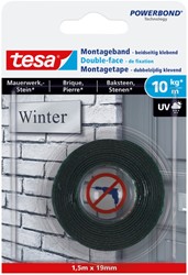 Montagetape tesa® Powerbond baksteen dubbelzijdig 1,5mx19mm