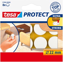 Beschermvilt Tesa antikras 57893 22mm rond wit