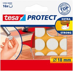 Beschermvilt Tesa antikras 57892 18mm rond wit