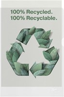 Insteekmap L-model Esselte A4 100% gerecycled 0.10mm transparant 100 stuks-2