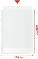 Showtas Esselte recycle PP A4 70µ 11-gaats transparant 100 stuks-3