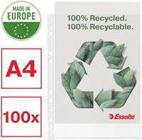 Showtas Esselte recycle PP A4 70µ 11-gaats transparant 100 stuks-2