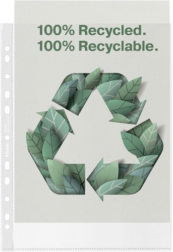Showtas Esselte recycle PP A4 70µ 11-gaats transparant 100 stuks-2