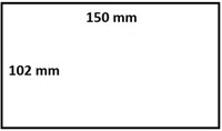 Labeletiket IEZZY Zebra 3005281-T 102x150mm 19mm wit permanent 110st-3