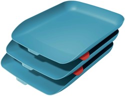 Brievenbak Leitz Cosy 3 stuks blauw