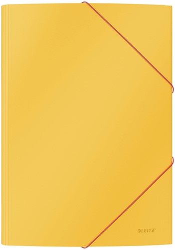 Elastomap Leitz Cosy A4 3-kleps geel
