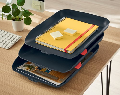 Notitieboek Leitz Cosy B5 160blz 100gr spiraal lijn geel-3