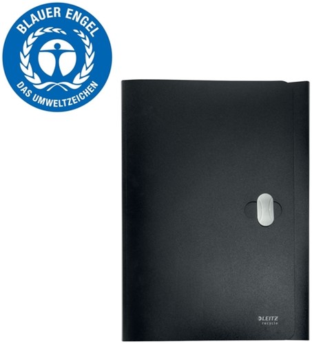 Dossiermap Leitz Recycle A4 3-kleps PP zwart-3