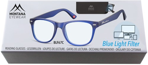 Leesbril Montana +2.50 dpt blue light filter blauw-2
