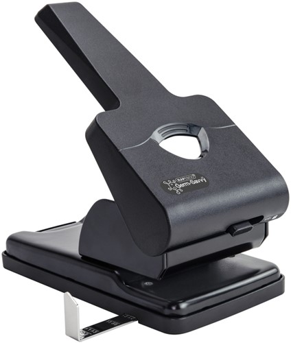 Perforator Rapesco Germ-Savvy Heavy Duty HD865-P antibacterieel 2-gaats zwart
