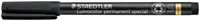 Viltstift Staedtler Lumocolor 319 special permanent S zwart-2