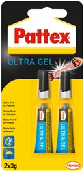 Pattex Secondelijm Ultra Gel 2x3 gr