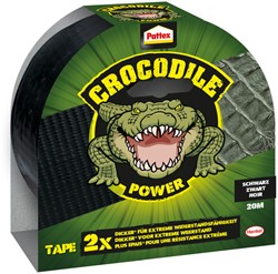 Plakband Pattex Crocodile Power Tape 50mmx20m zwart