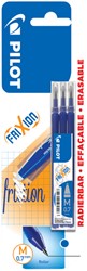 Rollerpenvulling PILOT friXion medium blauw blister à 3 stuks