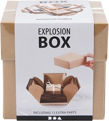Explosion box Creativ Company 12x12x12cm naturel