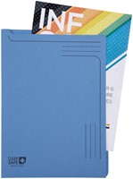 Insteekmap Exacompta L-model Clean'Safe bedrukt blauw 5 stuks-3