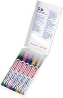 Acrylmarker edding e-5100 medium metallic assorti set à 5 stuks-2