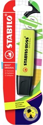 Markeerstift STABILO BOSS Original 70/24 geel blister à 1 stuk