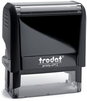Tekststempel Trodat Printy 4912 personaliseerbaar zwart