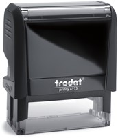 Tekststempel Trodat Printy 4913 personaliseerbaar zwart