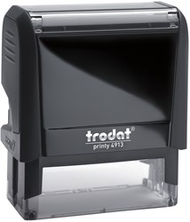 Tekststempel Trodat Printy 4913 personaliseerbaar zwart