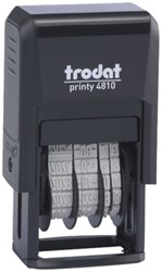 Datumstempel Trodat Printy 4810 cijfers zwart