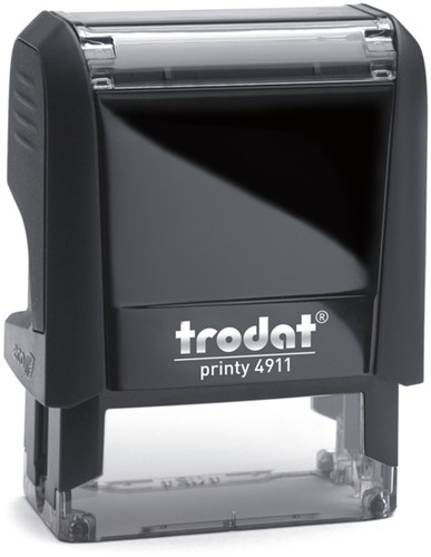 Tekststempel Trodat Printy 4911 personaliseerbaar zwart