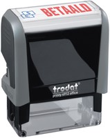 Tekststempel Trodat Printy 4912 Office betaald grijs