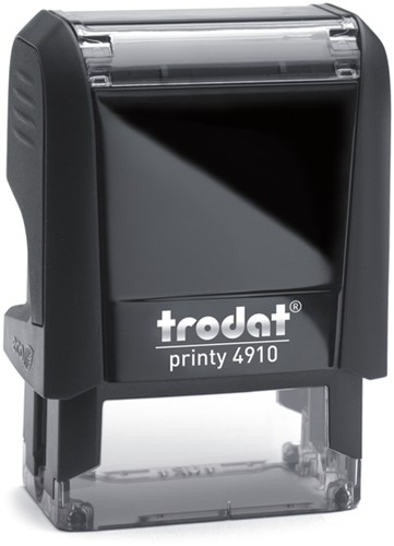 Tekststempel Trodat Printy 4910 personaliseerbaar zwart