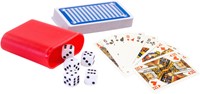 Spel speelkaarten en dobbelen Clown-2