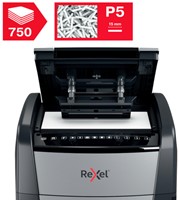 Papiervernietiger Rexel Optimum Auto+ 750M P5 snippers 2x15mm-2