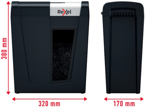 Papiervernietiger Rexel Secure MC4 P5 snippers 2x15mm-3