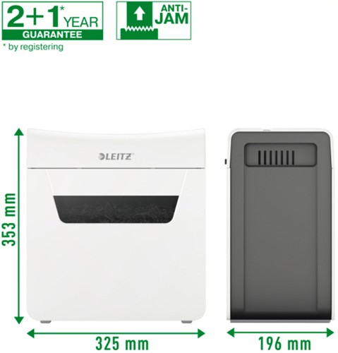 Papiervernietiger Leitz IQ Protect Premium 6X P4 snippers-3