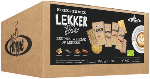 Koekjes Hoppe Lekker Bio koekjesmix 150 stuks