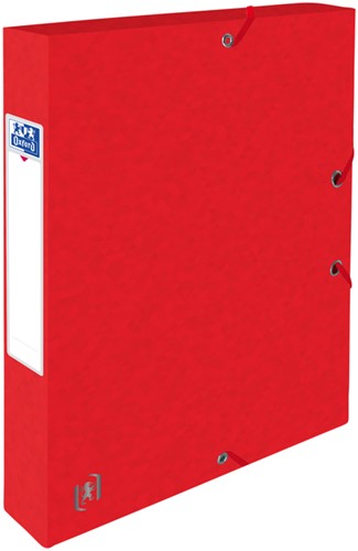 Elastobox Oxford Top File+ A4 40mm rood