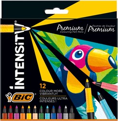 Kleurstift Bic Intensity etui à 12 kleuren
