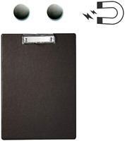Klembord MAUL A4 staand + 2 magneten achterzijde PVC zwart-7