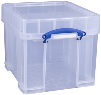 Opbergbox Really Useful 35 liter 480x390x345mm transparant wit