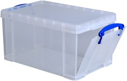 Opbergbox Really Useful 14 liter 395x255x210 mm transparant wit