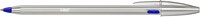 Balpen Bic Cristal Re-new medium zilver + 2 vullingen blauw-2