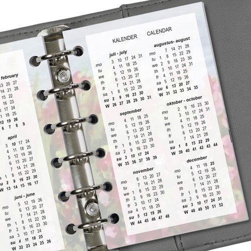 Agendavulling 2026 Kalpa Pocket bloemen 7dagen/2pagina's-2
