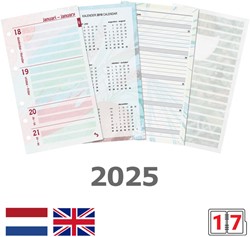 Agendavulling 2025 Kalpa Personal bloemen 7dagen/2pagina's
