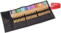 Fineliner STABILO point 88/25 Arty rollerset zwart fijn assorti etui à 25 stuks-1