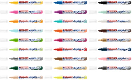 Acrylmarker edding e-5100 medium bessenrood-2